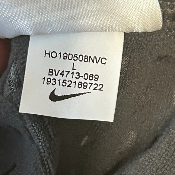 Nike Element Running 1/2 Zip Pullover Top Mens L Gray Thermal Thumb Holes - Picture 11 of 12